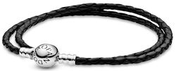 Pandora Moments Double Leather Bracelets