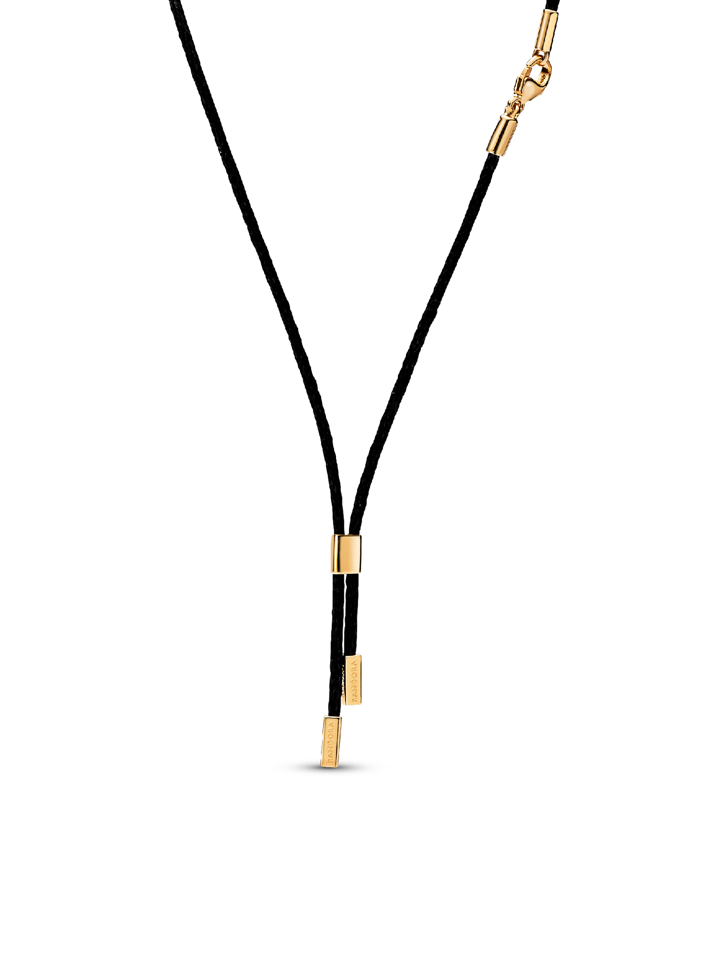 Женское колье Pandora Talisman Recycled Polyester Cord, цвет: Позолоченный — фото 1