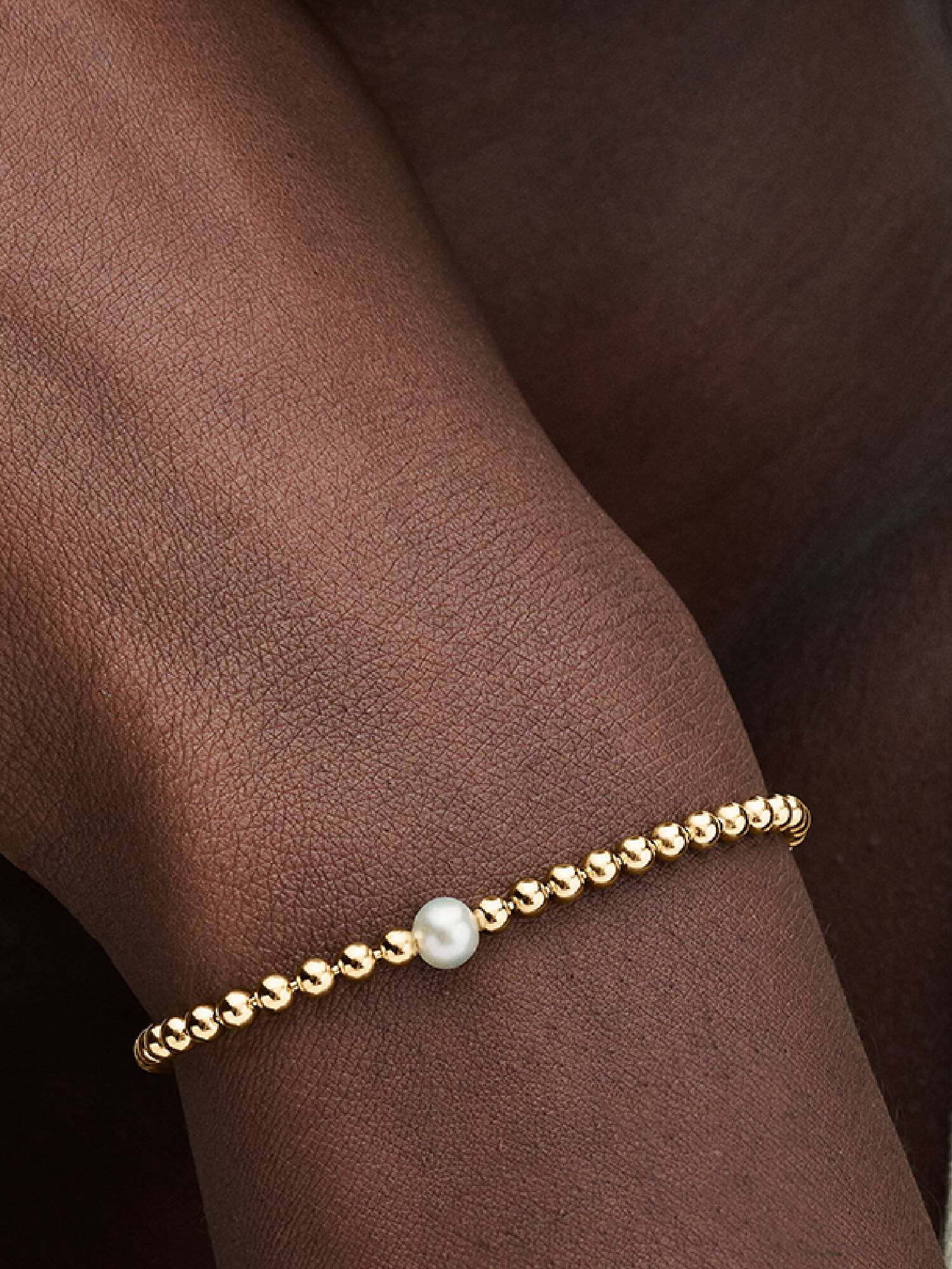 Treated Freshwater Cultured Pearl & Beads Bracelet