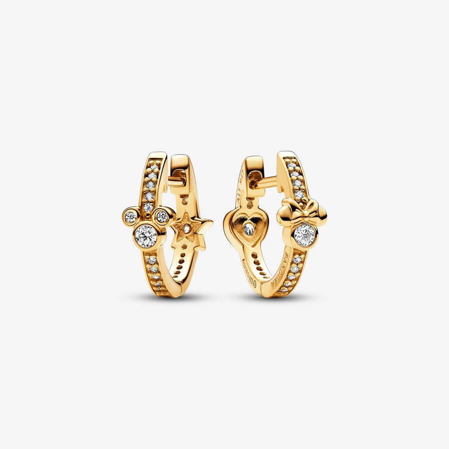 Maje gem-embellishment Hoop Earrings - Gold