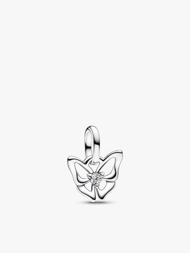 Mini Butterfly Charm Necklace Set