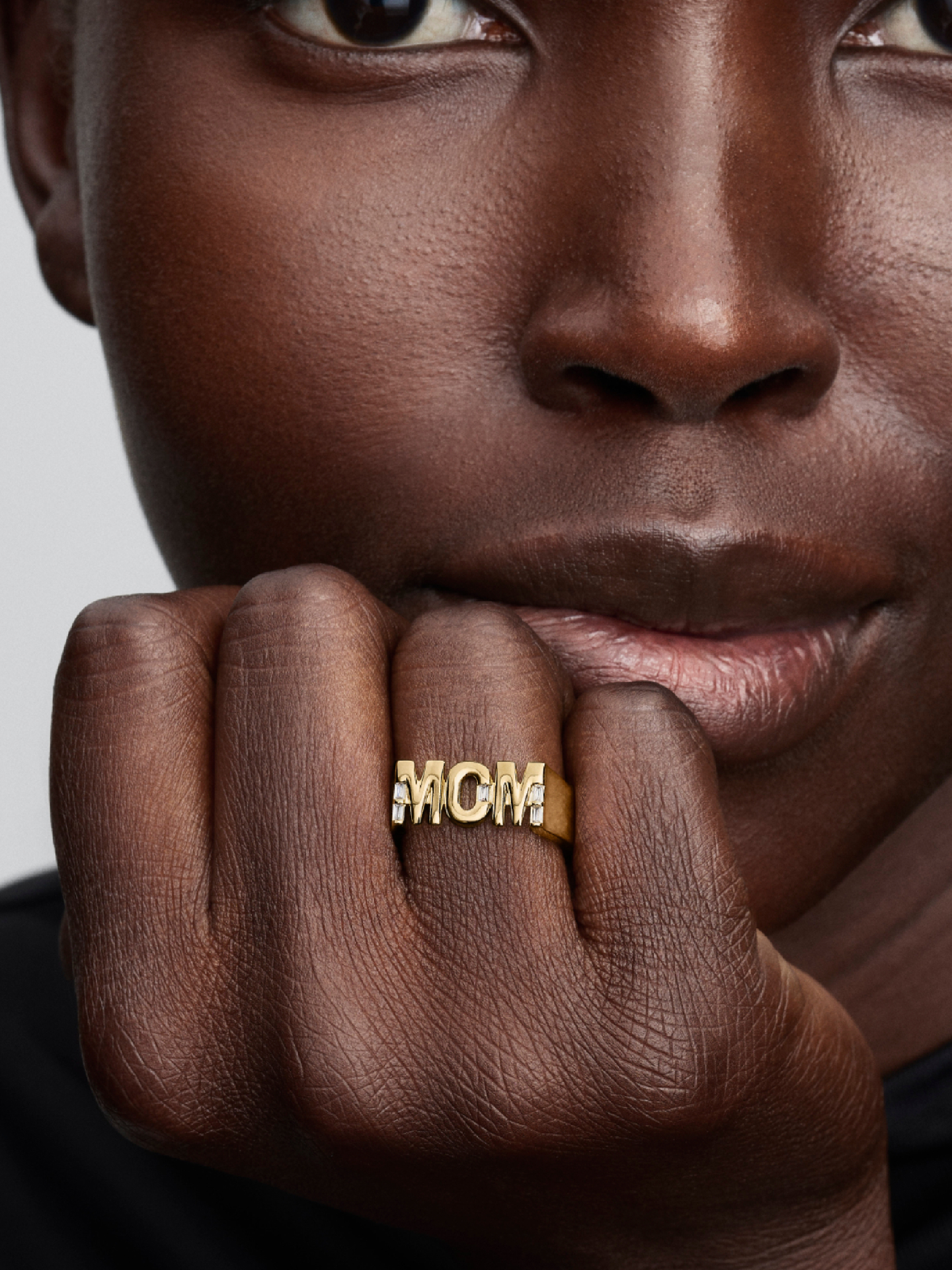 Женское кольцо Pandora Mom Signet, цвет: Позолоченный — фото 3