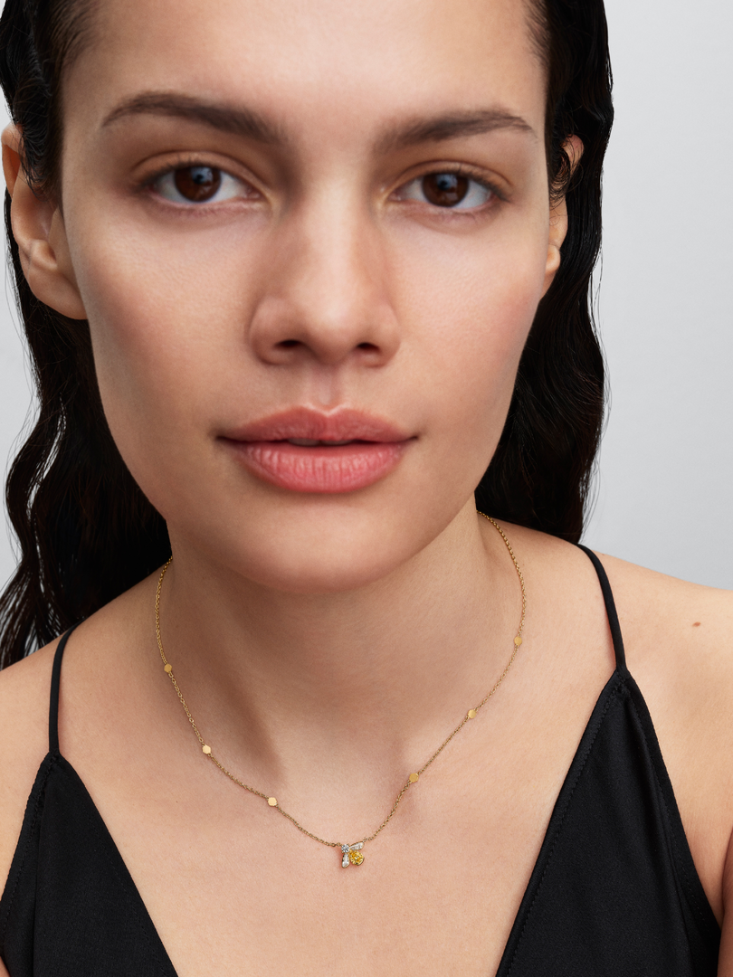 Honey Bee Pendant Necklace
