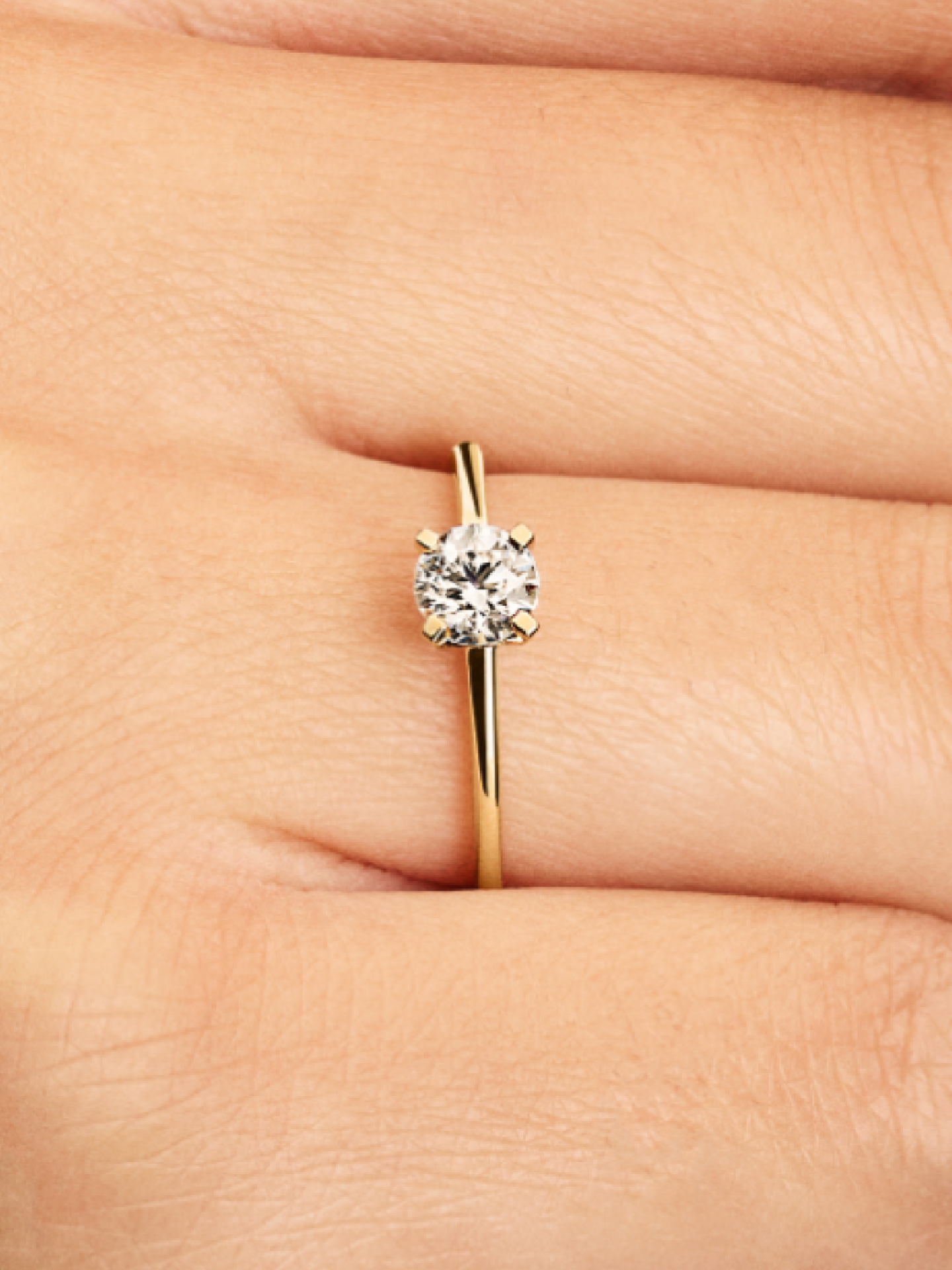 Женское кольцо Pandora Era Lab-Grown Diamond, Gold, цвет: Золотой — фото 3