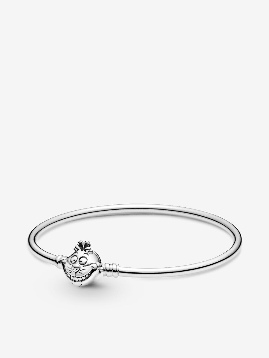 Disney Alice in Wonderland Cheshire Cat Clasp Pandora Moments Bangle