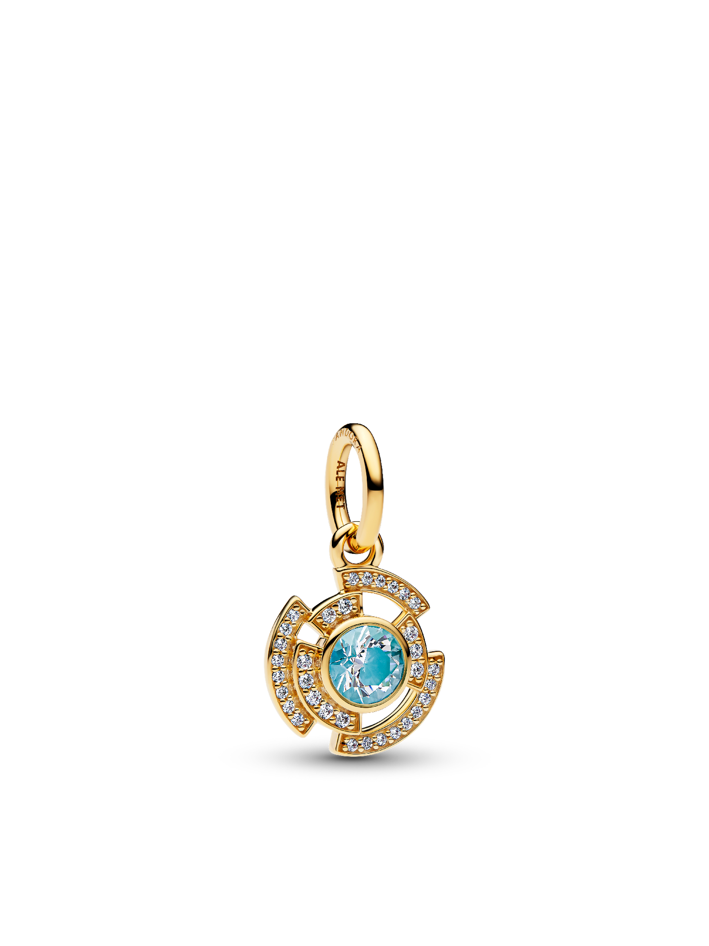 Женский шарм Pandora Marvel Iron Man Arc Reactor Dangle Charm, цвет: Позолоченный — фото 1
