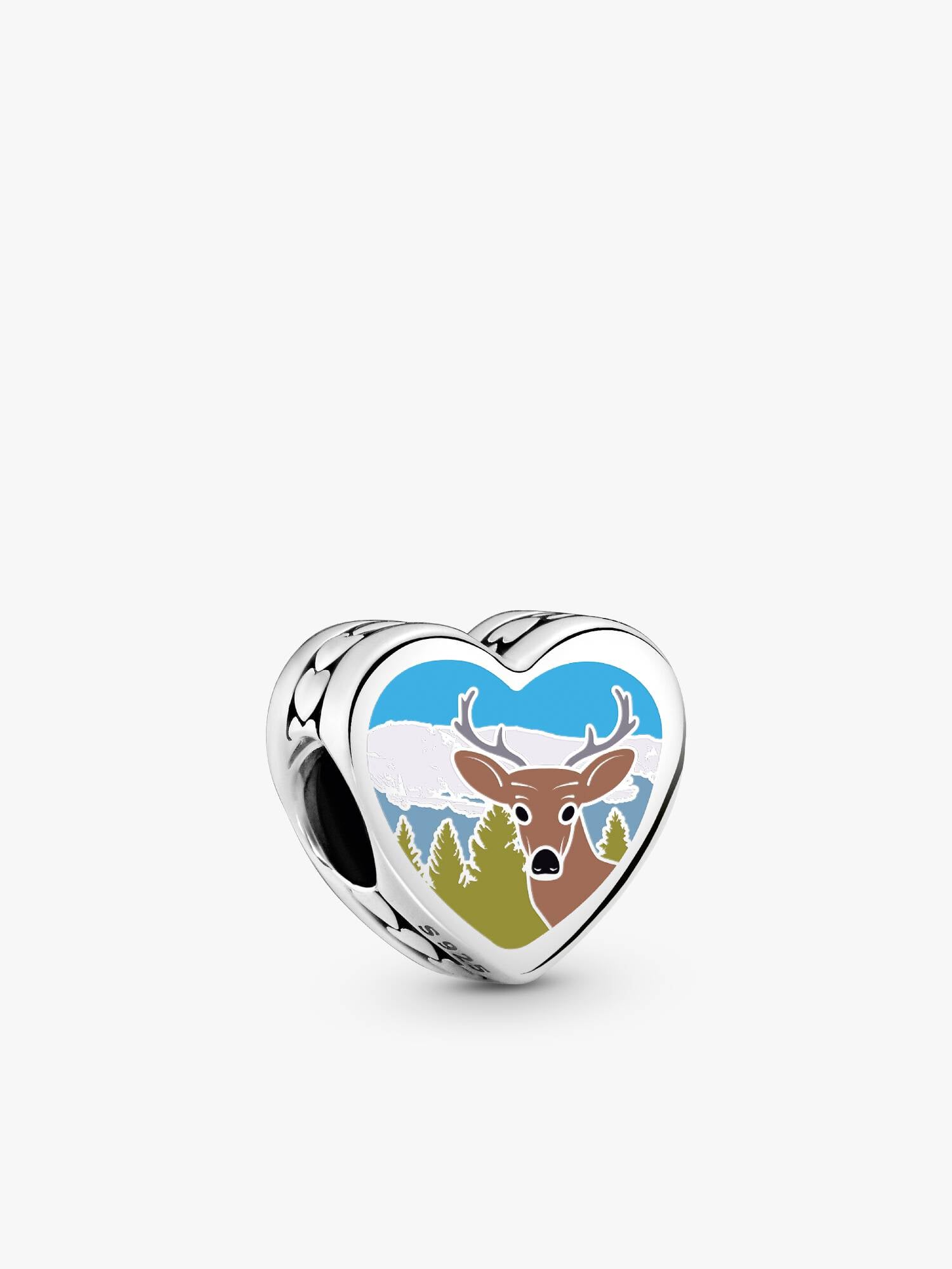 New Hampshire Heart Charm