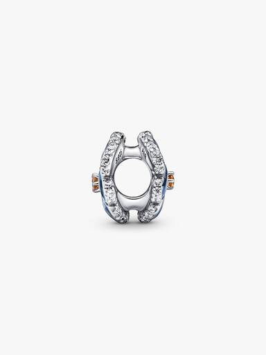 FINAL SALE - Blue Pansy Flower Charm
