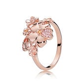 Wildflower Meadow Ring, PANDORA Roseâ„¢ & Blush Pink Crystal