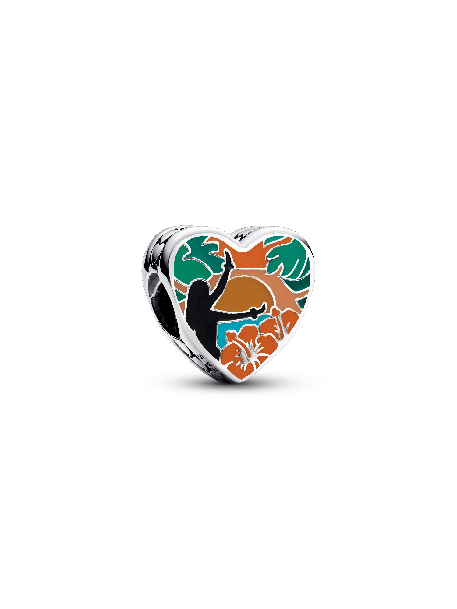 Aloha Hawaii Heart Charm