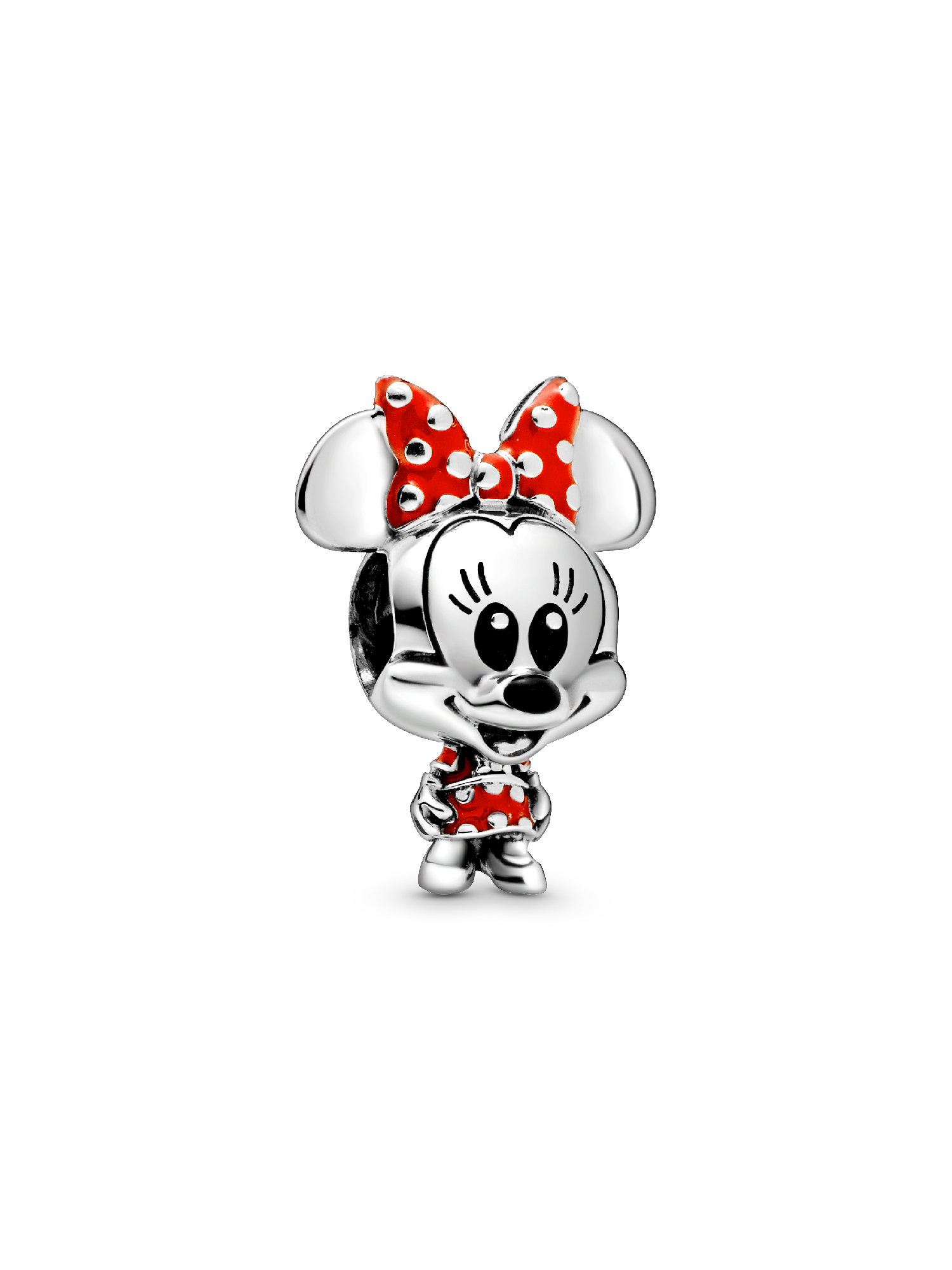 Disney Minnie Mouse Dotted Dress & Bow Charm