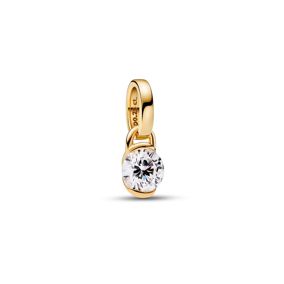 Pandora Talisman Lab-grown Diamond Infinity Pendant carat tw 14k Gold
