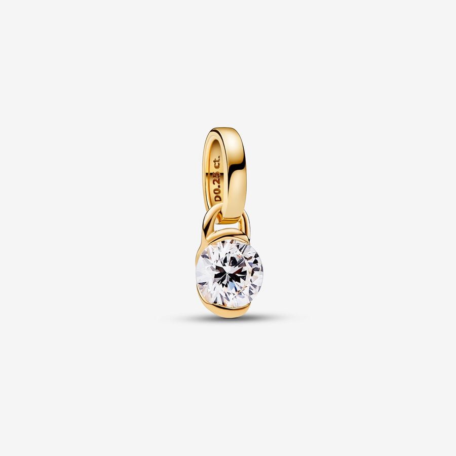 Pandora Talisman Lab-grown Diamond Infinity Pendant 0.25 carat tw 14k Gold image number 0