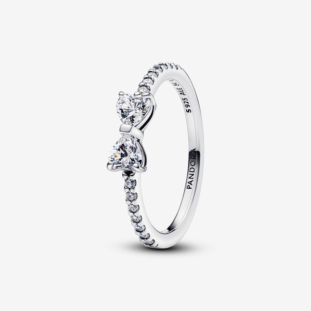 Pandora Ranke Sparkling Bow Ring | Sterling silver | Pandora US