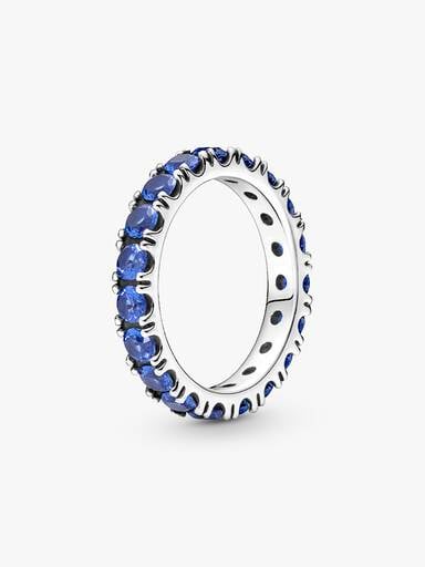 Sparkling Row Eternity Ring