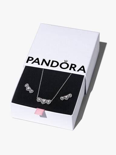 Halo Heart Trio Jewelry Gift Set