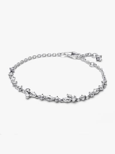 Sparkling Herbarium Cluster Chain Bracelet