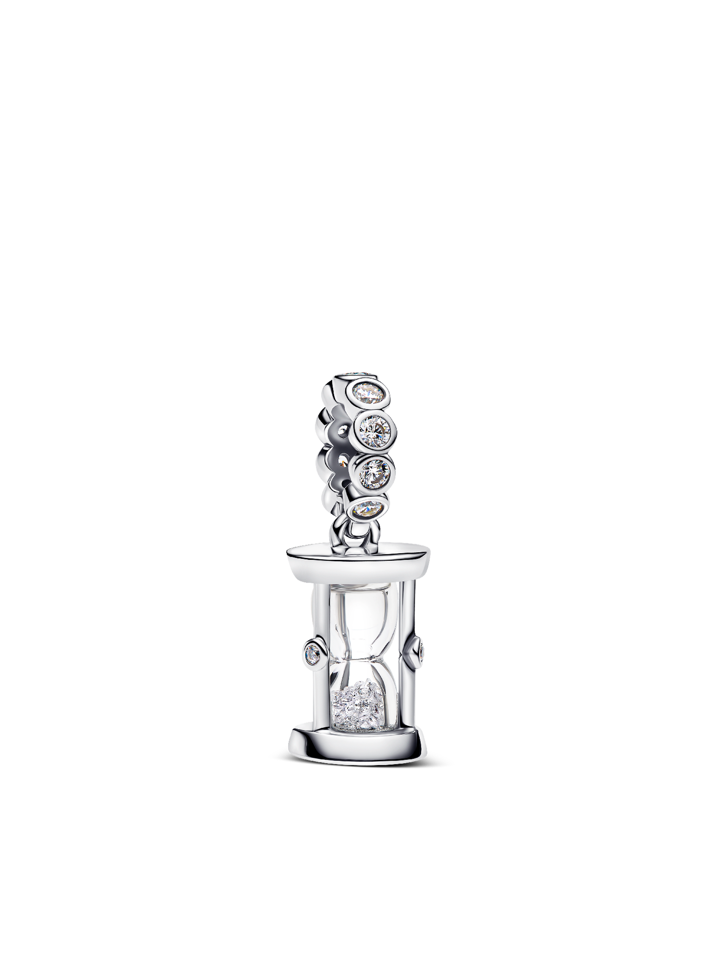 Женский шарм Pandora Hourglass Dangle Charm, цвет: Серебро — фото 1