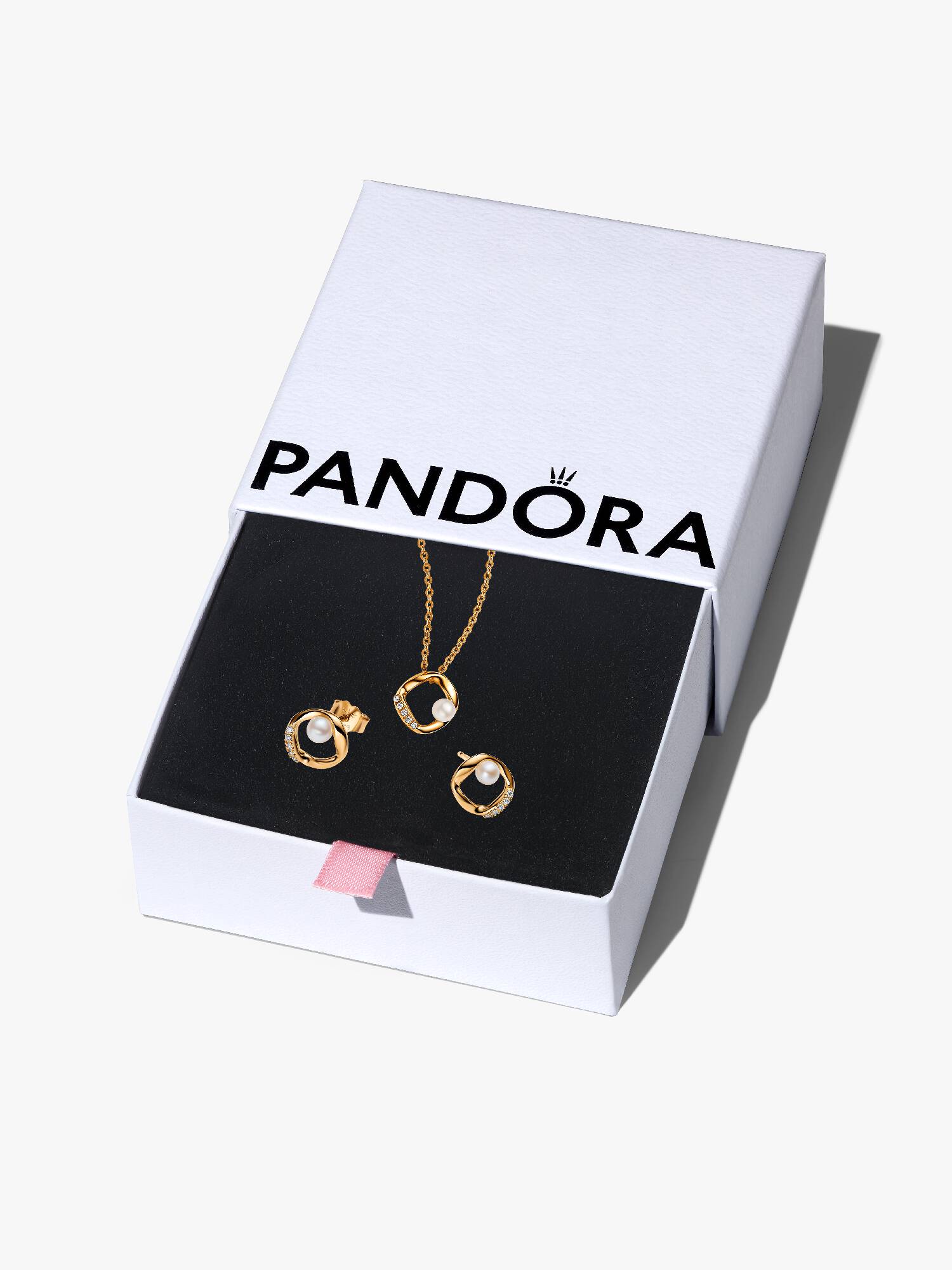 Organic Sparkle and Pearl Jewelry Gift Set