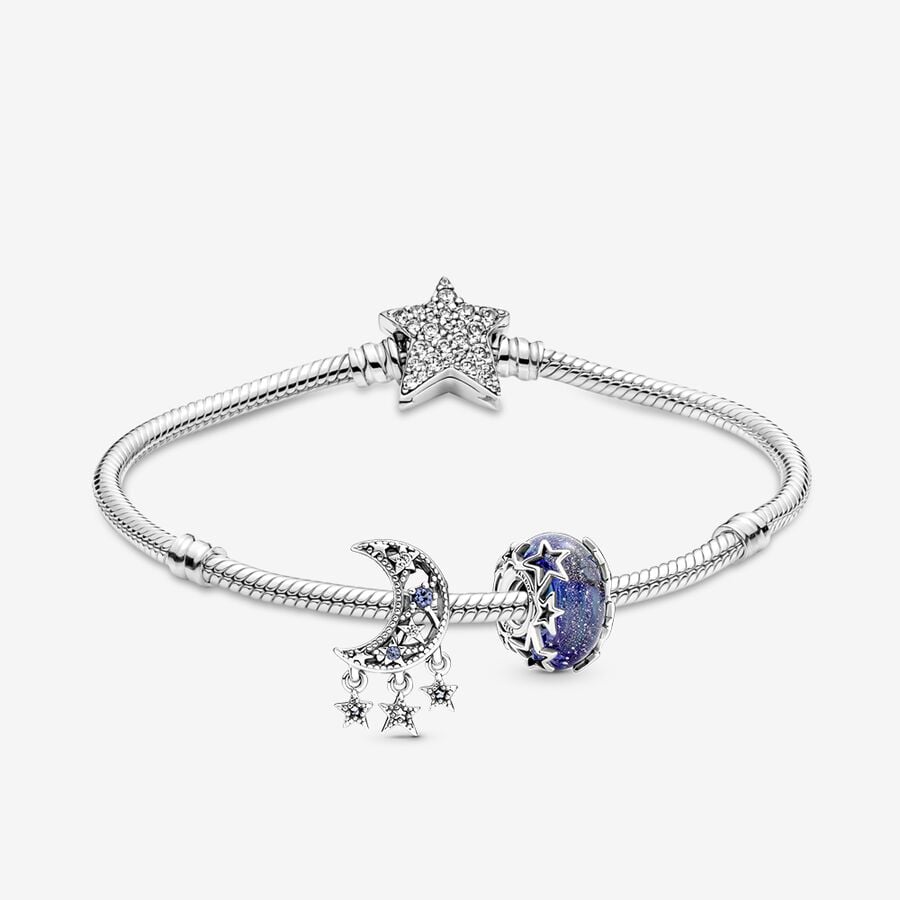 Celestial Bleu Charm Bracelet Set image number 0