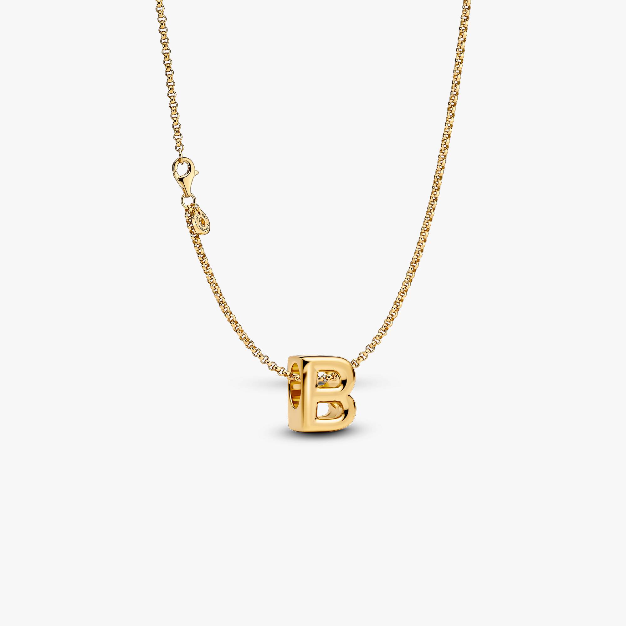 Letter B Charm Necklace