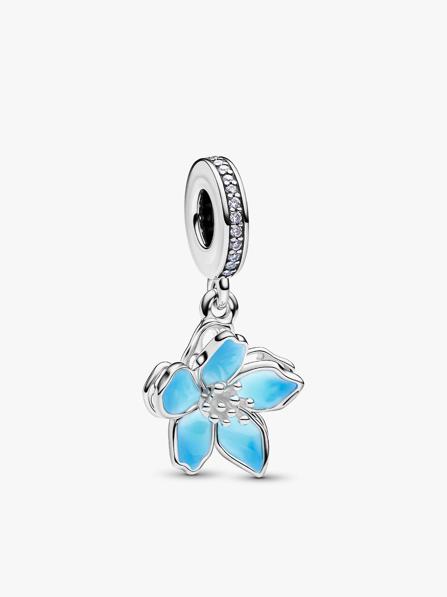 Blue Blossom Dangle Charm