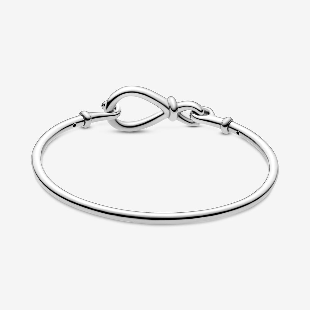Infinity Knot Bangle | Sterling silver | Pandora US