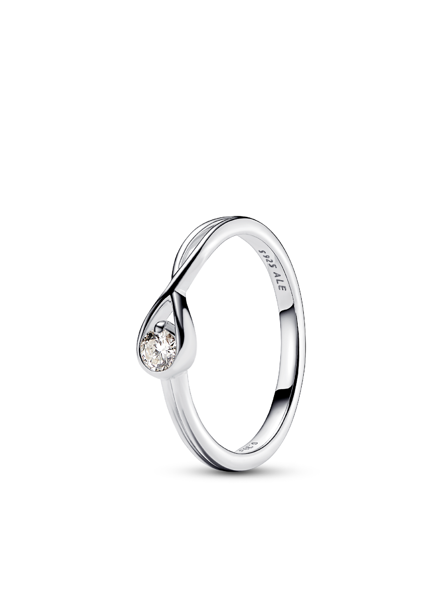 Женские кольца Pandora Infinite Sterling Silver Lab-grown Diamond #199441C01, цвет: Серебро — фото 1