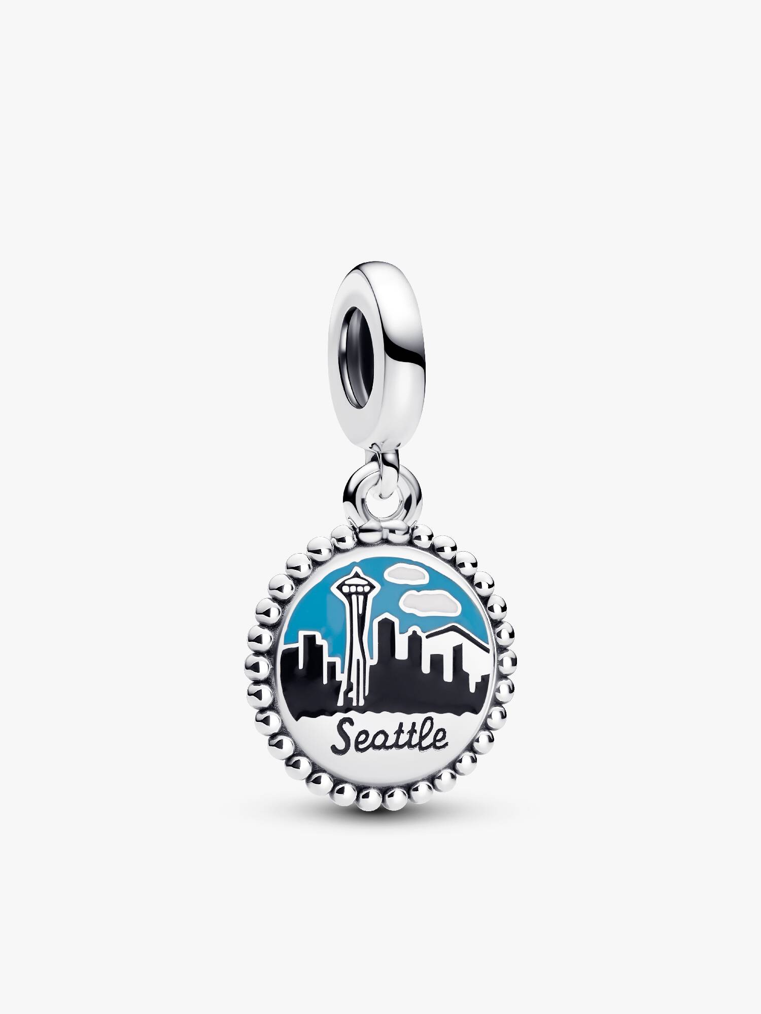 Seattle Skyline Dangle Charm