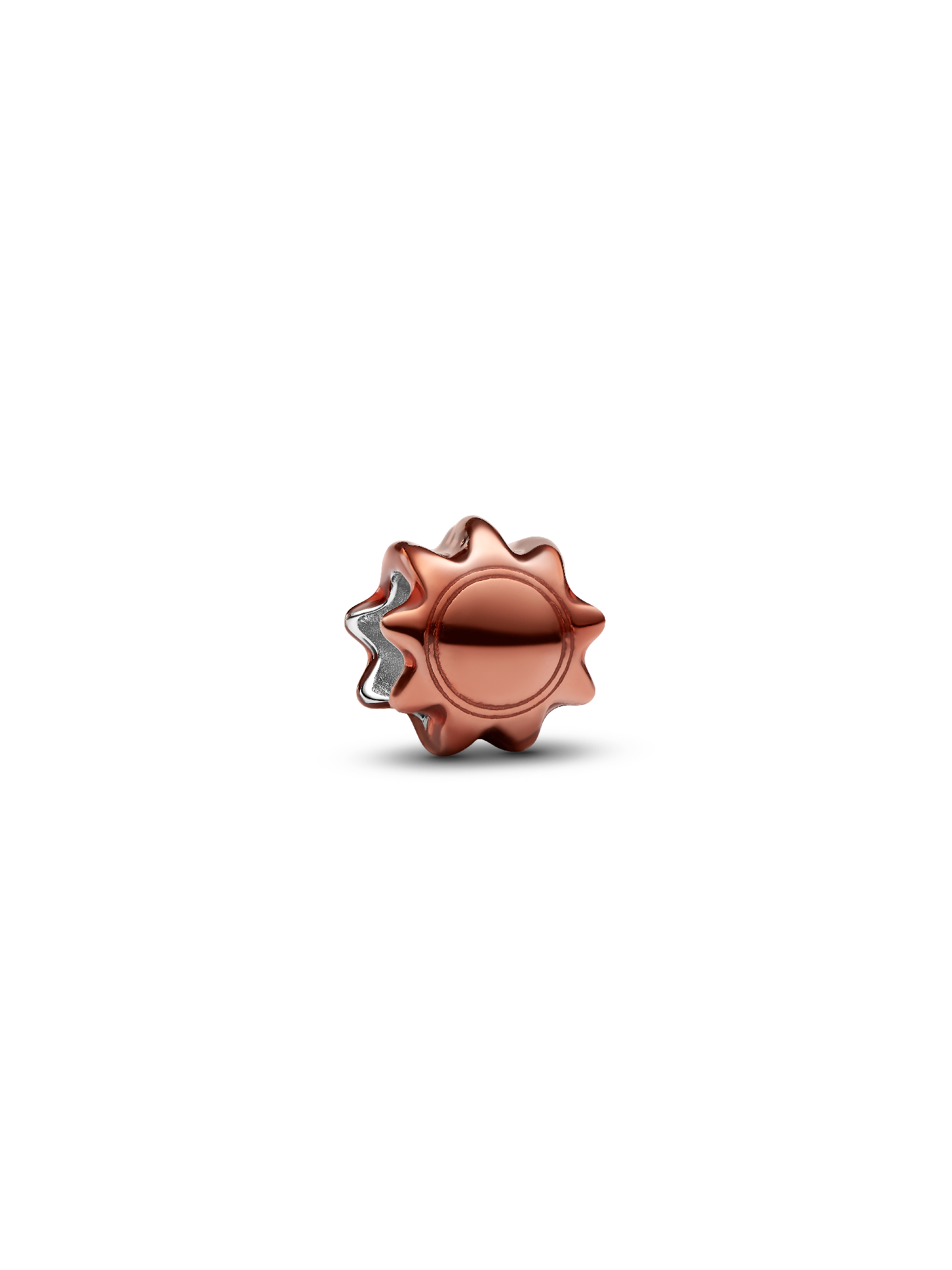 Orange Sun Mini Charm