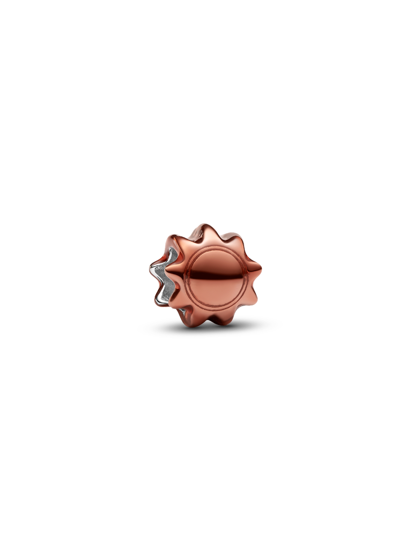 Orange Sun Mini Charm