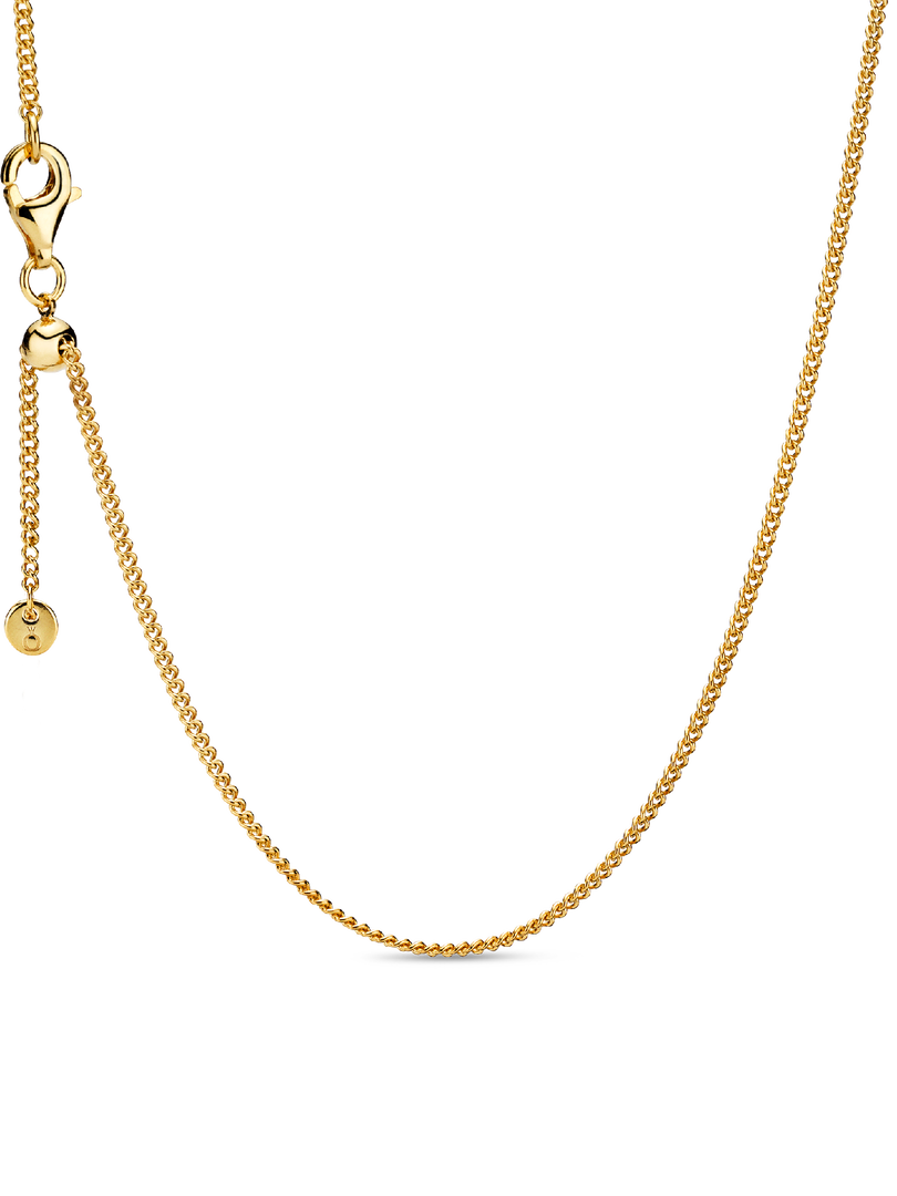 Mini Golden Heart Charm Necklace Set