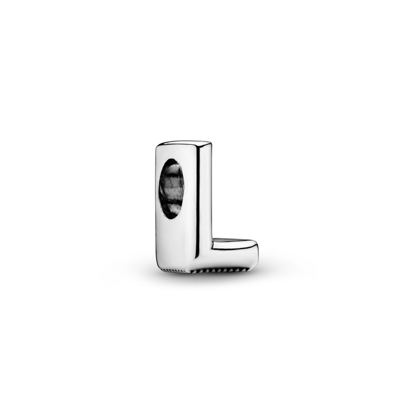 Женский шарм Pandora Letter L Alphabet Charm, цвет: Серебро — фото 2