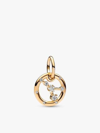 Cancer Zodiac Dangle Charm Bracelet Set
