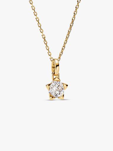 FINAL SALE - Pandora Talisman 14k Gold Lab-grown Diamond Star Pendant