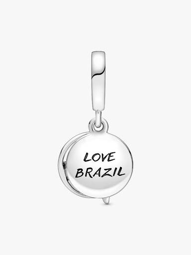 FINAL SALE - Brazil Beach & Parrot Dangle Charm