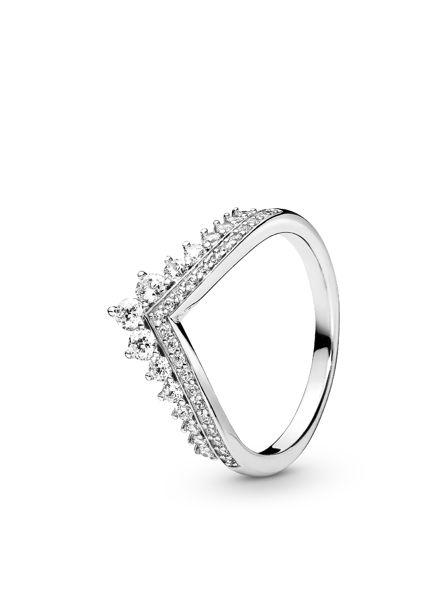 Женское кольцо Pandora Princess Wishbone, Sterling silver, цвет: Серебро — фото 1