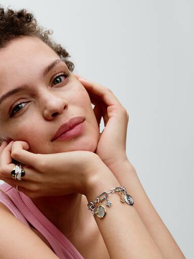 Pandora ME Pearlescent Butterfly Medallion Charm