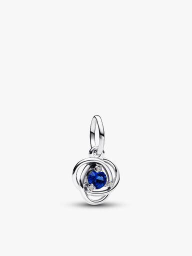 September Eternity Circle Dangle Charm Bracelet Set