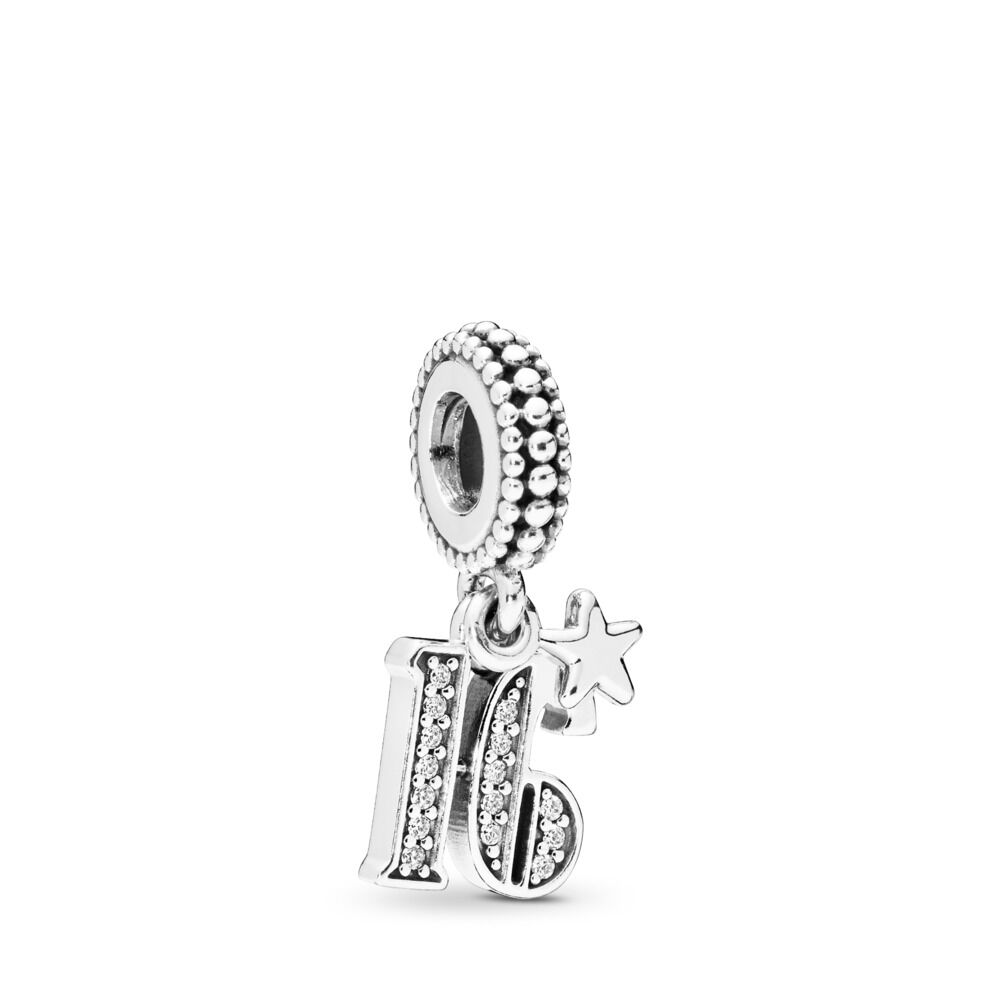 16th Celebration Charm | Sterling 