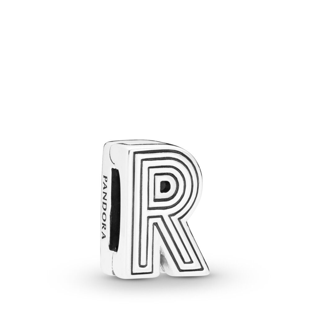 Pandora Reflexions letter R silver clip 