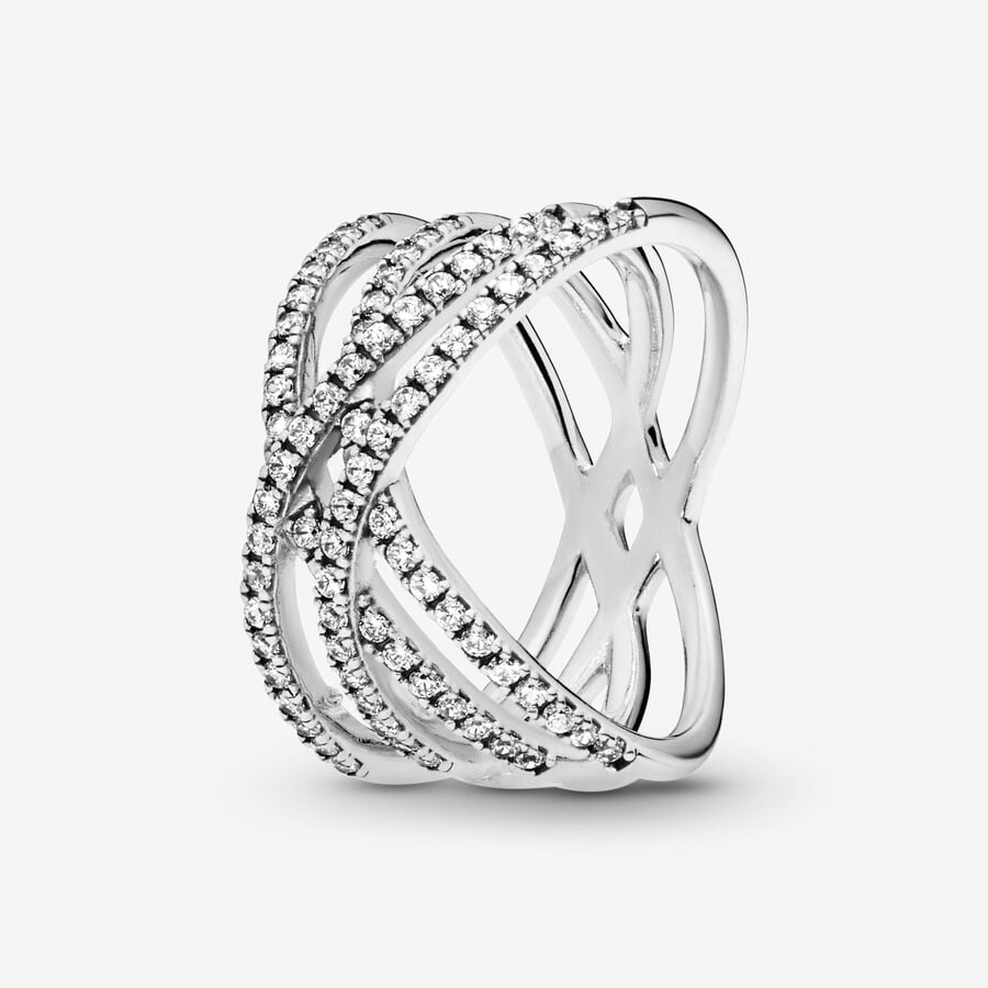 FINAL SALE - Entwined Lines Ring image number 0