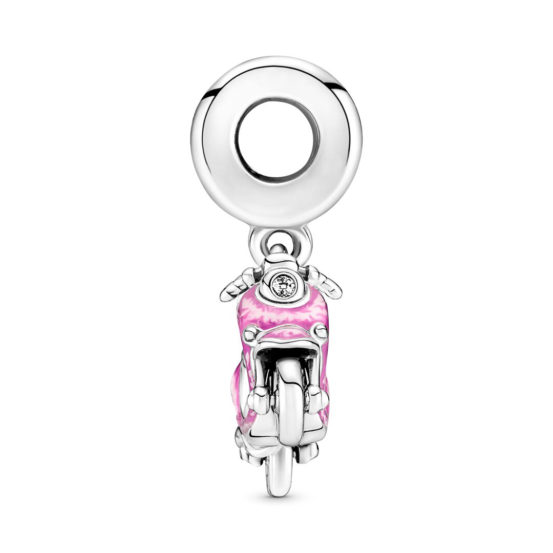 Pink Scooter Dangle Charm