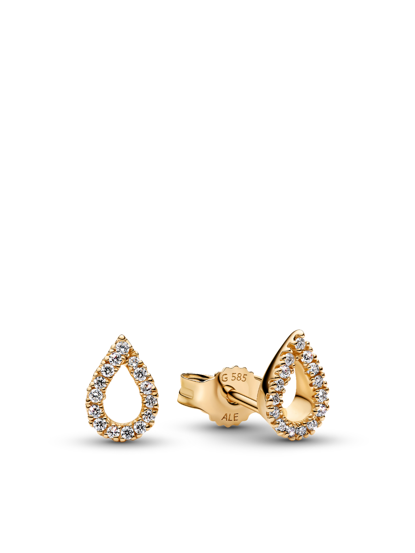 Женские серьги Pandora Infinite Lab-grown Diamond Pavé, цвет: Золотой — фото 1