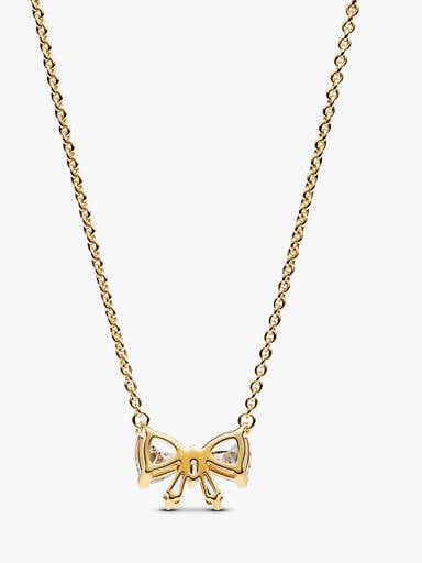 Sparkling Bow Necklace