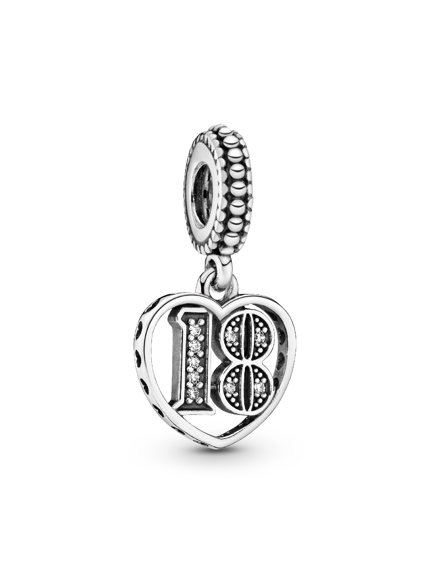 18th Celebration Dangle Charm