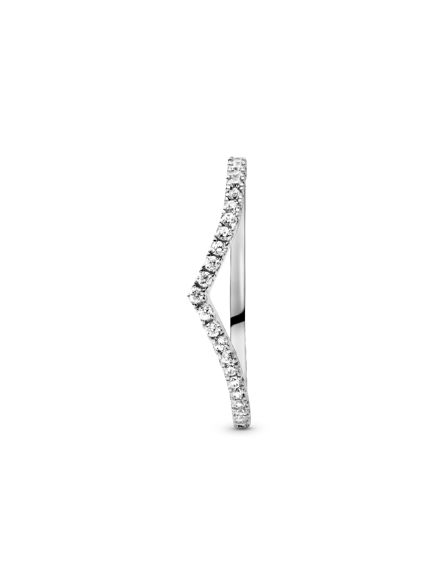 Shimmering Wish Ring with Cubic Zirconia | Sterling silver
