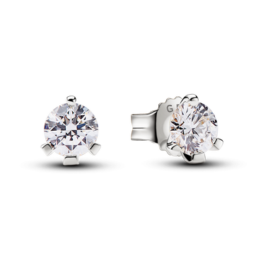 Pandora Nova Lab-grown Diamond Stud Earrings 0.50 carat tw 14k White Gold
