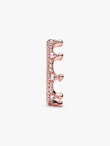 FINAL SALE - Pink Sparkling Crown Ring