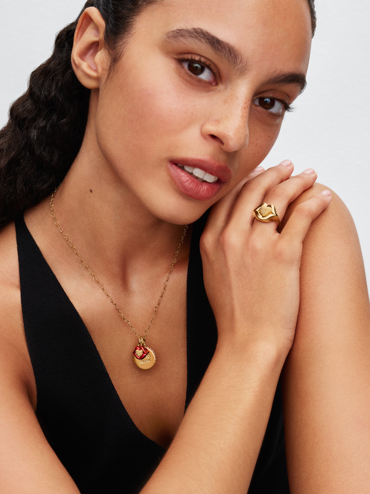 Linked Hearts Collier Necklace
